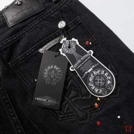 Picture of Chrome Hearts Jeans Short _SKUChromeHeartssz28-3620tn128891